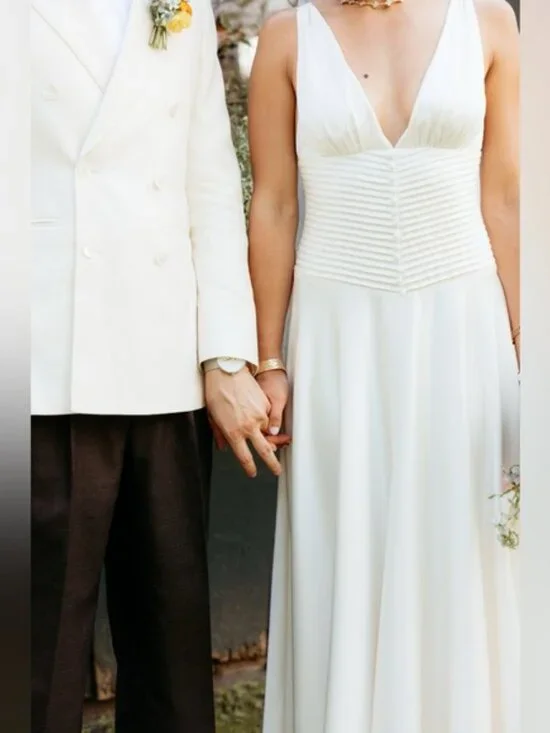 Reformation Arianwen Satin Dress NWT - Picture 6 of 8